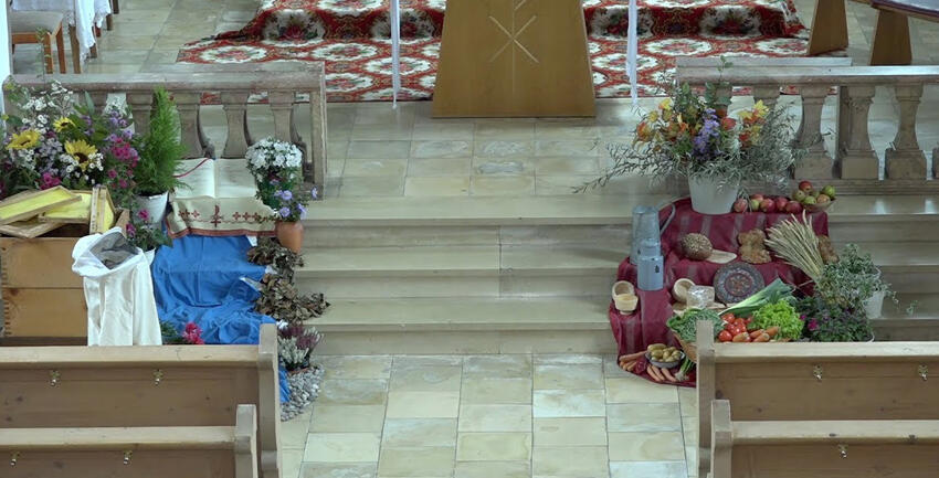 Erntedankaltar in Sonthofen