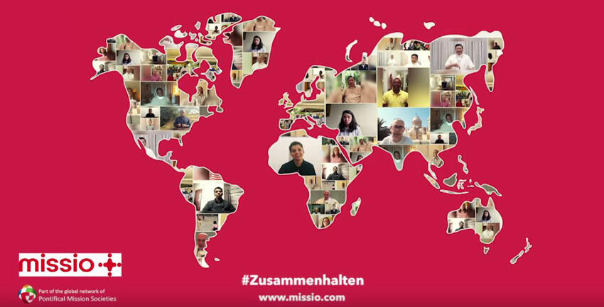 Zusammenhalten - Die missio-Werke bieten Corona die Stirn