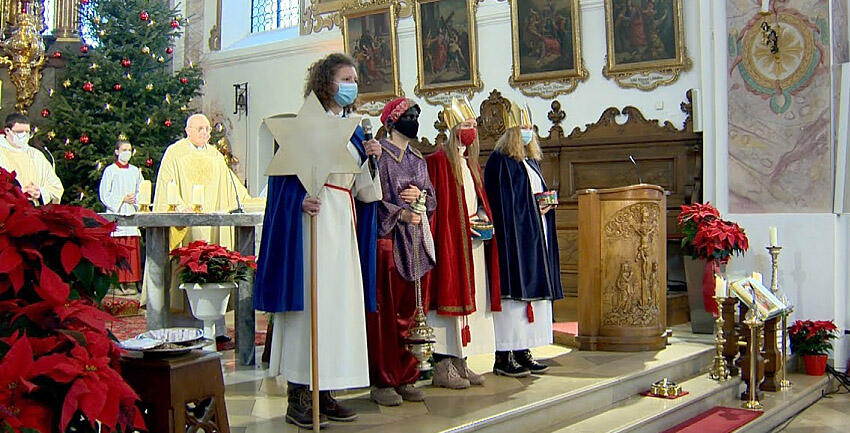 Boxbild Dreikönigstag in Mering
