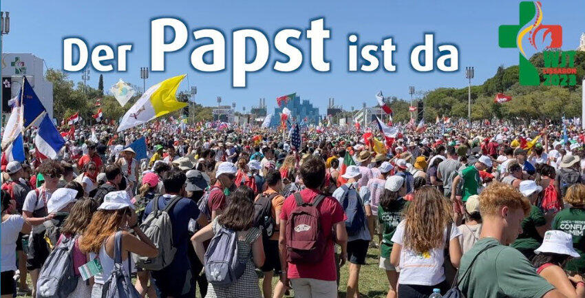 Video Papst willkommen