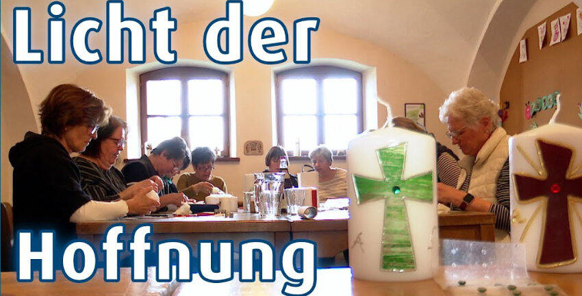 Video Osterkerze basteln