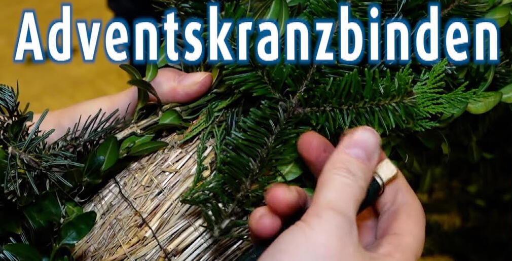 Video Adventskranzbinden