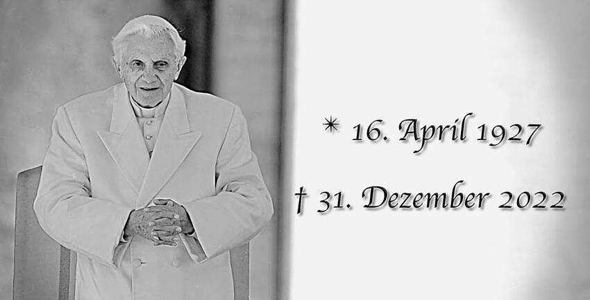 Rückblick auf das Leben Benedikts XVI.