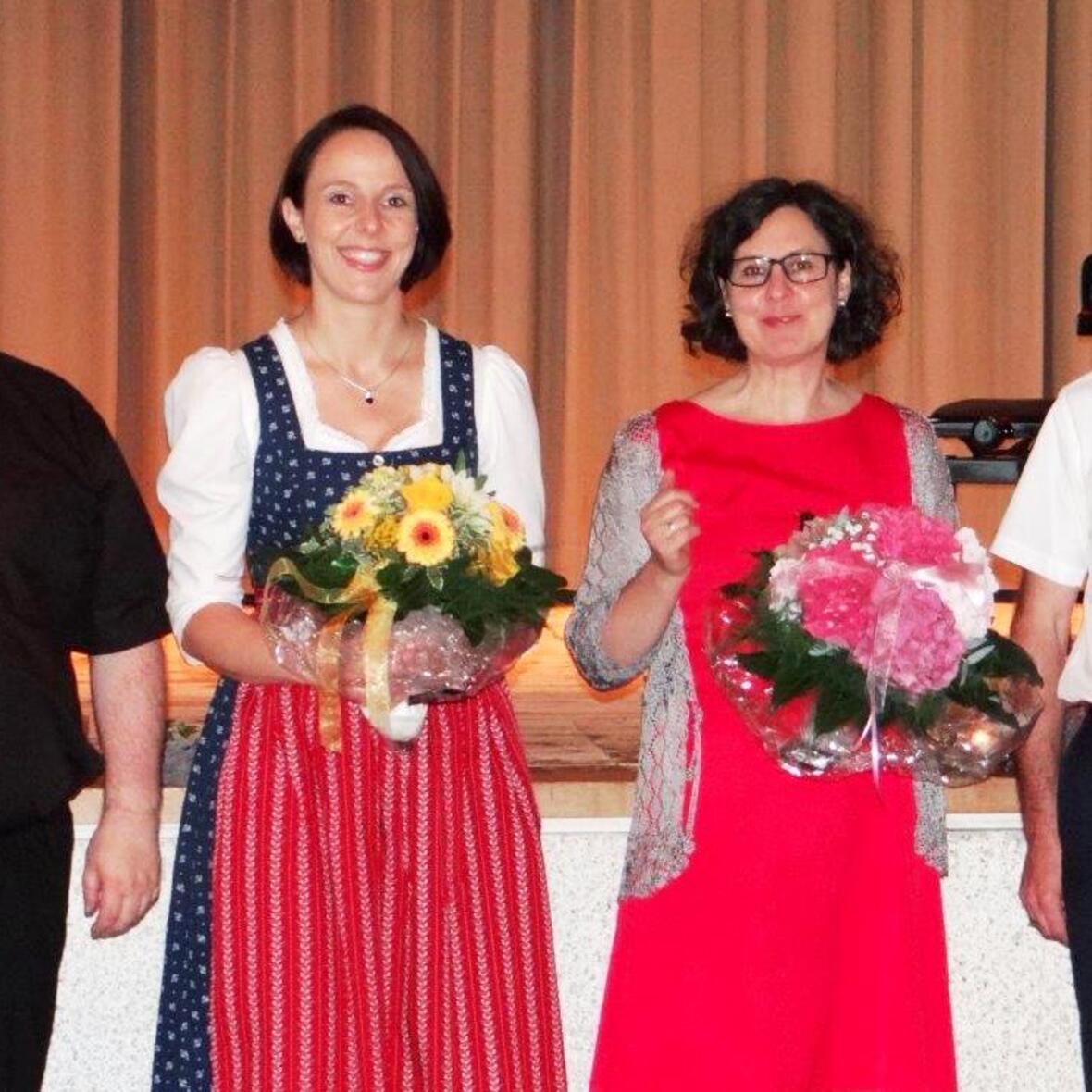 (v.l.) Generalvikar Harald Heinrich, Anna Schmelcher, Angelika Maucher, Karl Wolf. (Foto: Barbara Morhart)
