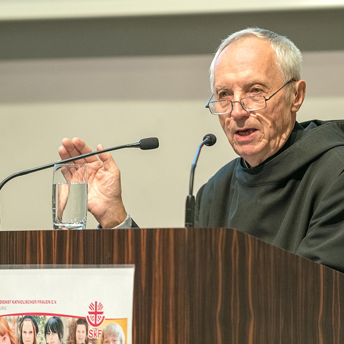 Abt Notker Wolf war Festredner beim Herbstempfang des SkF. (Foto: SkF)