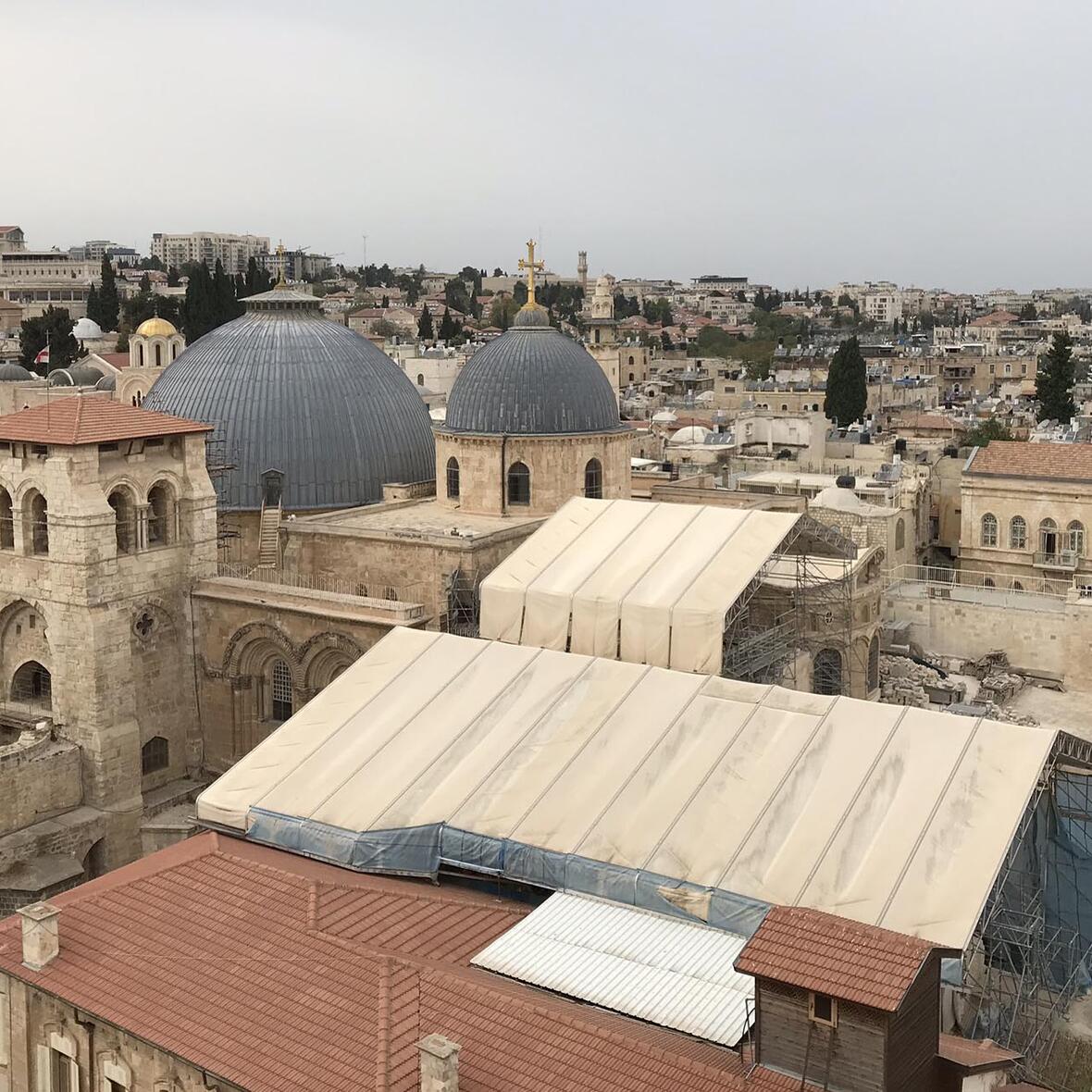 Jerusalem mit Blick auf die Grabeskirche. (Foto: Karl-Georg Michel / pba)