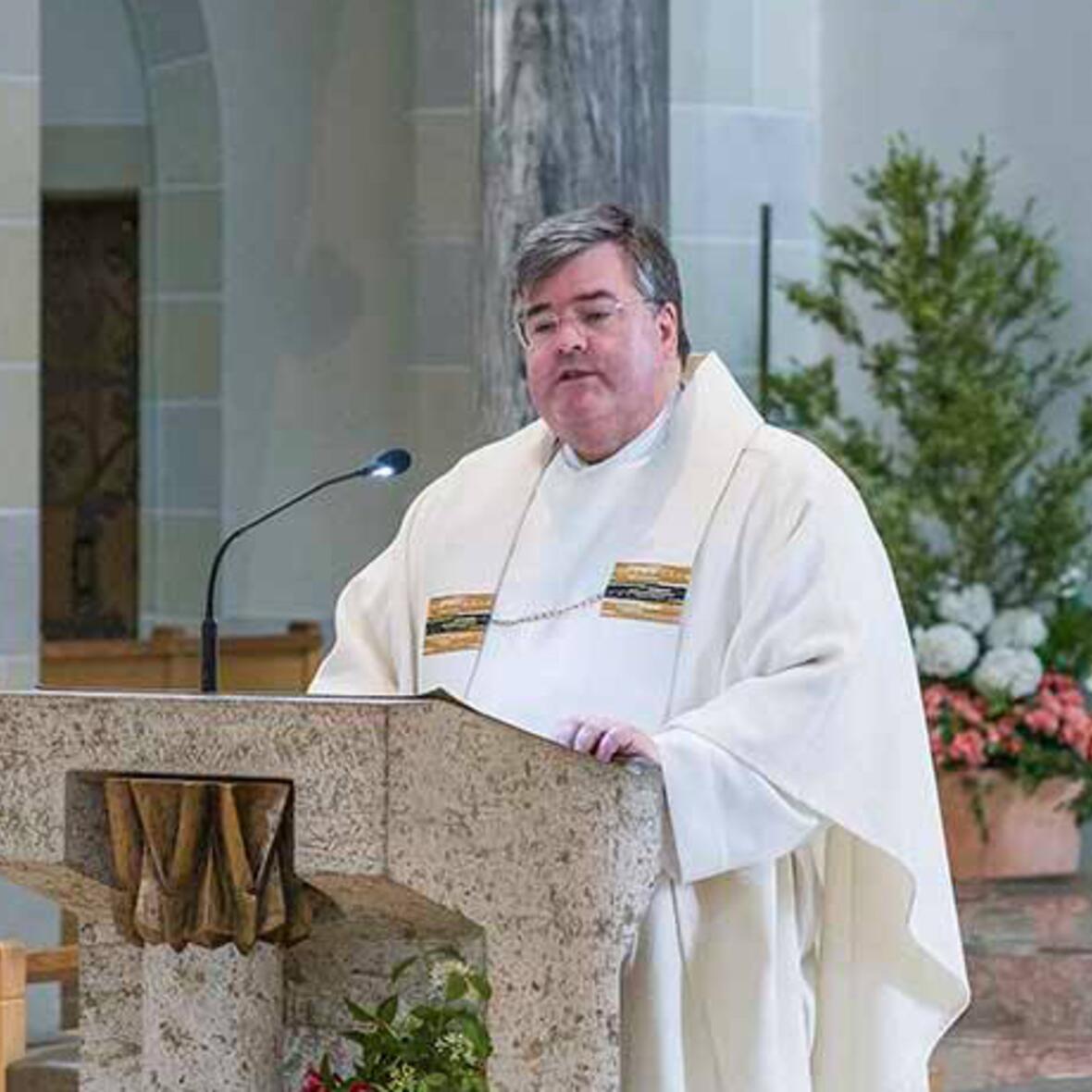 Generalvikar Harald Heinrich, Festprediger zum 90. Geburtstag von Bischof em. Viktor Josef Dammertz. (Fotos: Cassian Jakobs) 
