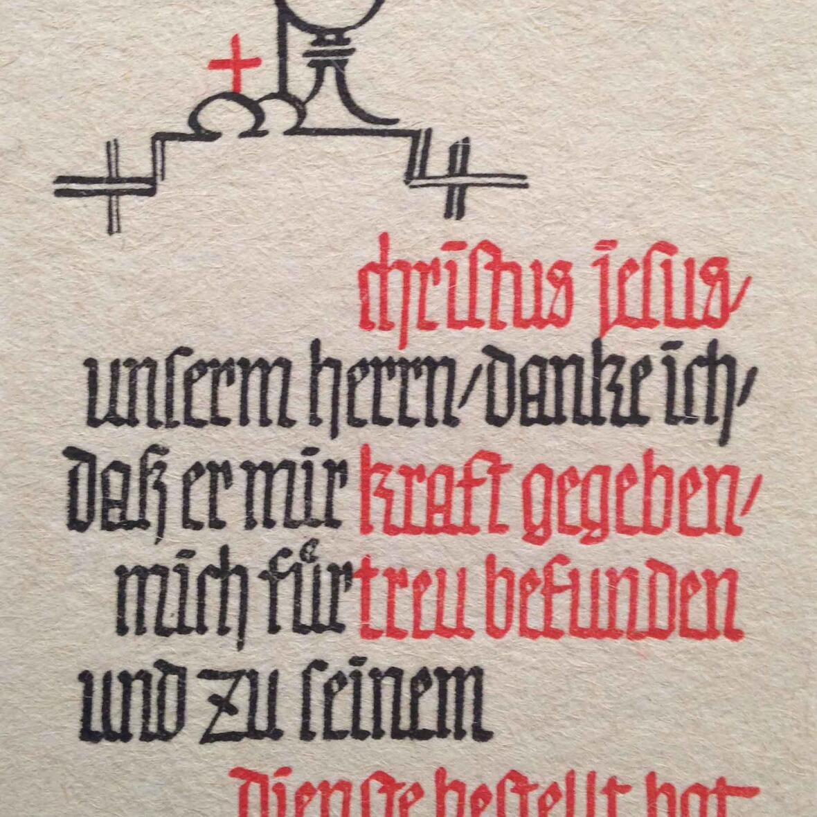 Primizbild Vorderseite