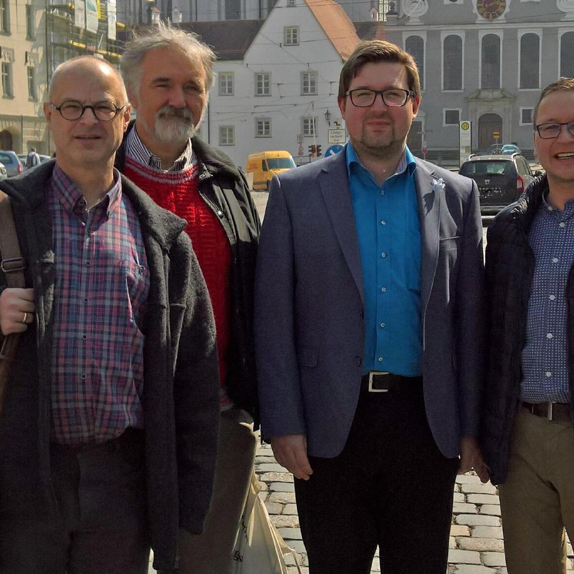 Neuer Vorstand des vka: (v.l.) Christoph R. Gollinger, Josef Miltschitzky, Maximilian Pöllner und Michael Dolp. (Foto: Ansgar Kirchgäßner)