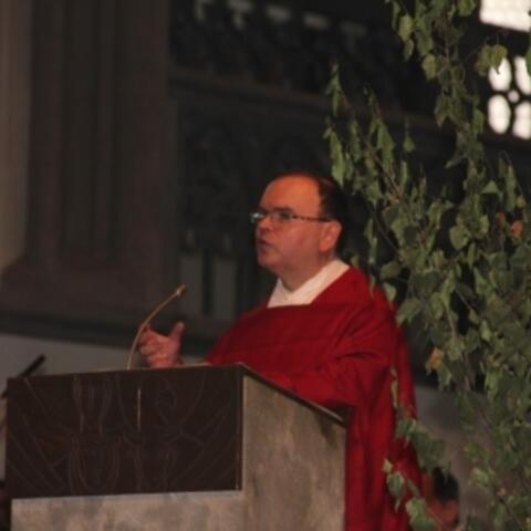 Domkapitular Prälat Dr. Bertram Meier predigte in der Heiligen Messe am Hochfest Peter und Paul.