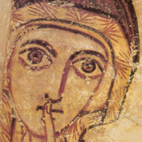 Titelbild des Flyers zur Veranstaltung "Weisheit der Wüstenmütter"