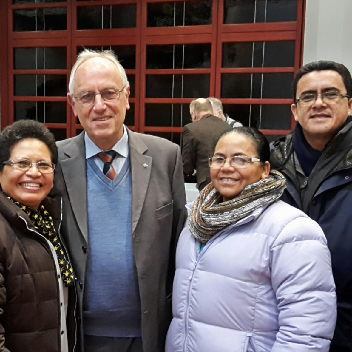 Unter den Zuhörern des Vortrages von Prof. Dr. Paulo Süß waren auch Gäste aus Brasilien. (Foto: Anton Stegmair)