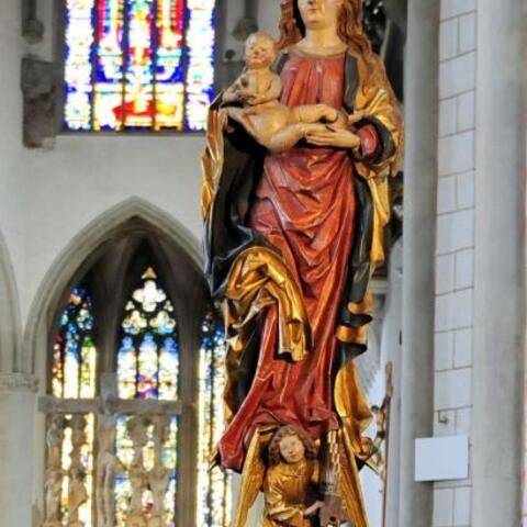 Mariendarstellung im Augsburger Dom. (Foto: Nicolas Schnall)
