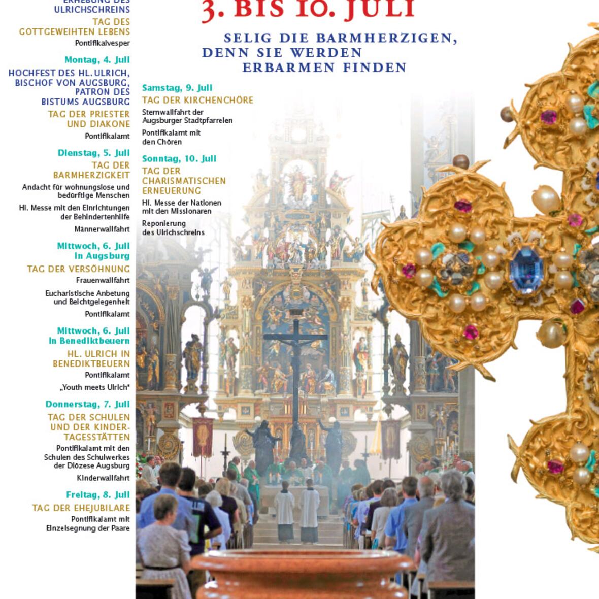 Plakat zur Ulrichswoche (Gestaltung: SUV)