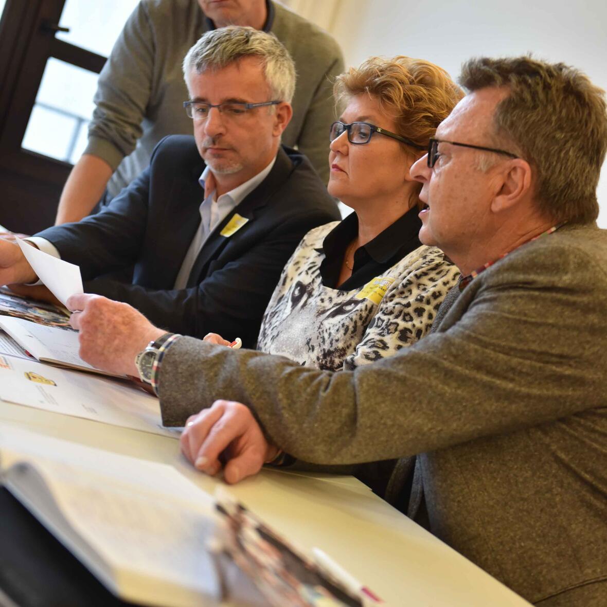 Was macht ein gutes Pressefoto aus? Bei den Workshops war auch Gruppenarbeit gefragt. 