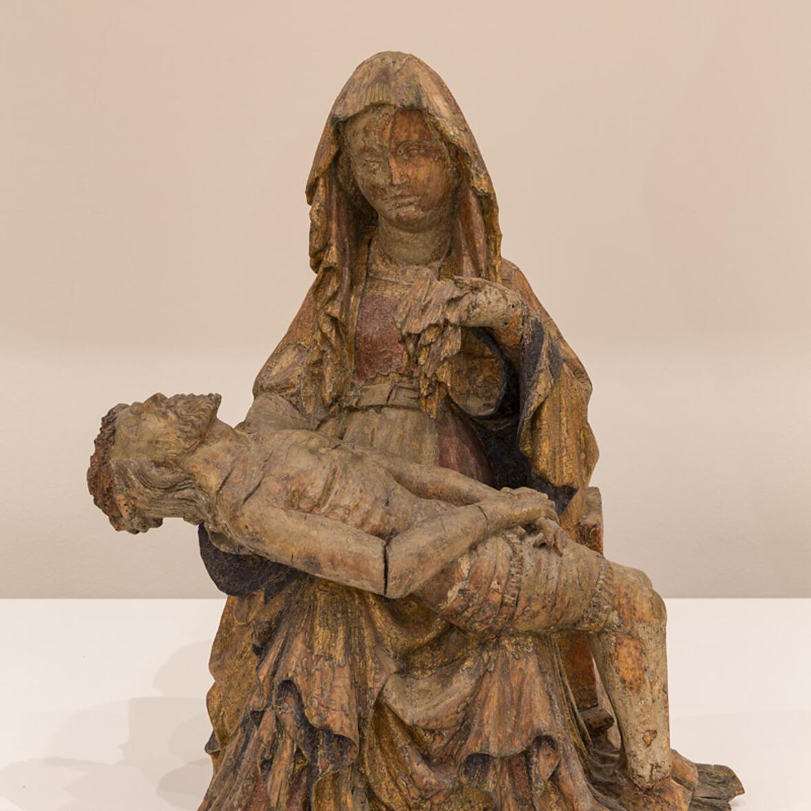 Pietà von 1420/30, Diözesanmuseum St. Afra, Augsburg (Foto: Norbert Liesz)