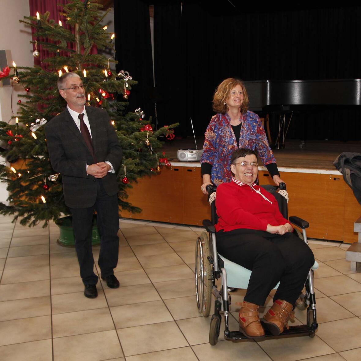 Viele gratulierten Gisela Schick zu ihrem 69. Geburtstag. (Fotos: Caritas / Bernhard Gattner)
