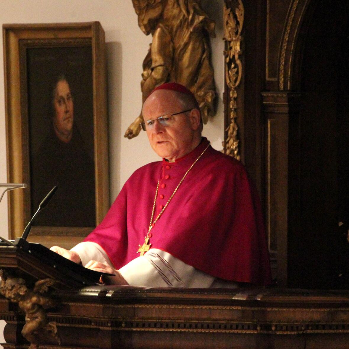 Bischof Dr. Konrad Zdarsa hat während seiner Predigt mit Blick auf die Ökumene zu einer Gewissenserforschung aufgerufen. (Fotos: Annette Zoepf/pba)