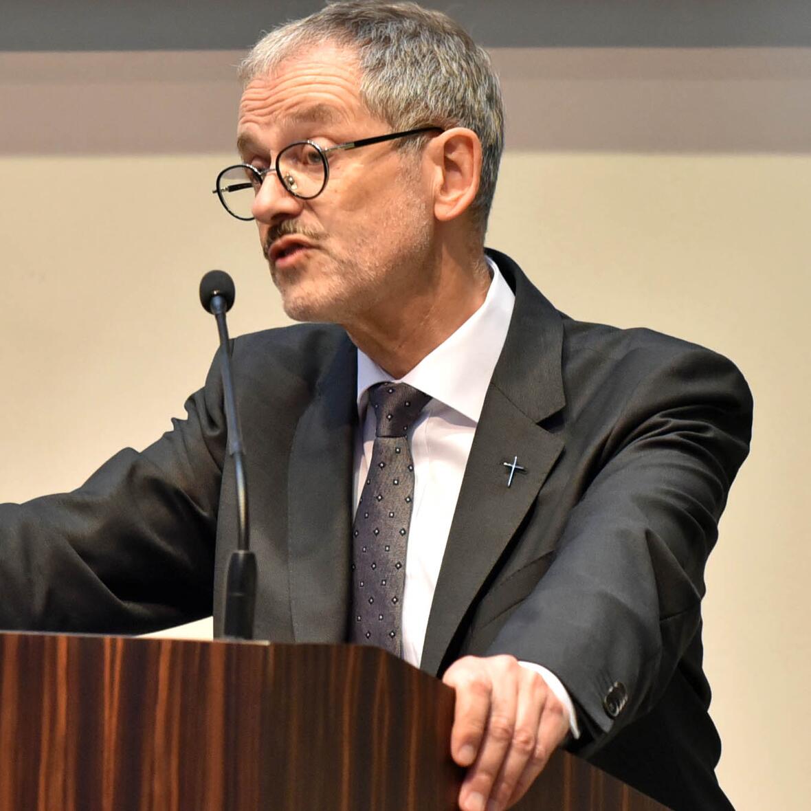 Prälat Dr. Peter Neher, Präsident des Deutschen Caritasverbandes. (Foto: Nicolas Schnall / pba)