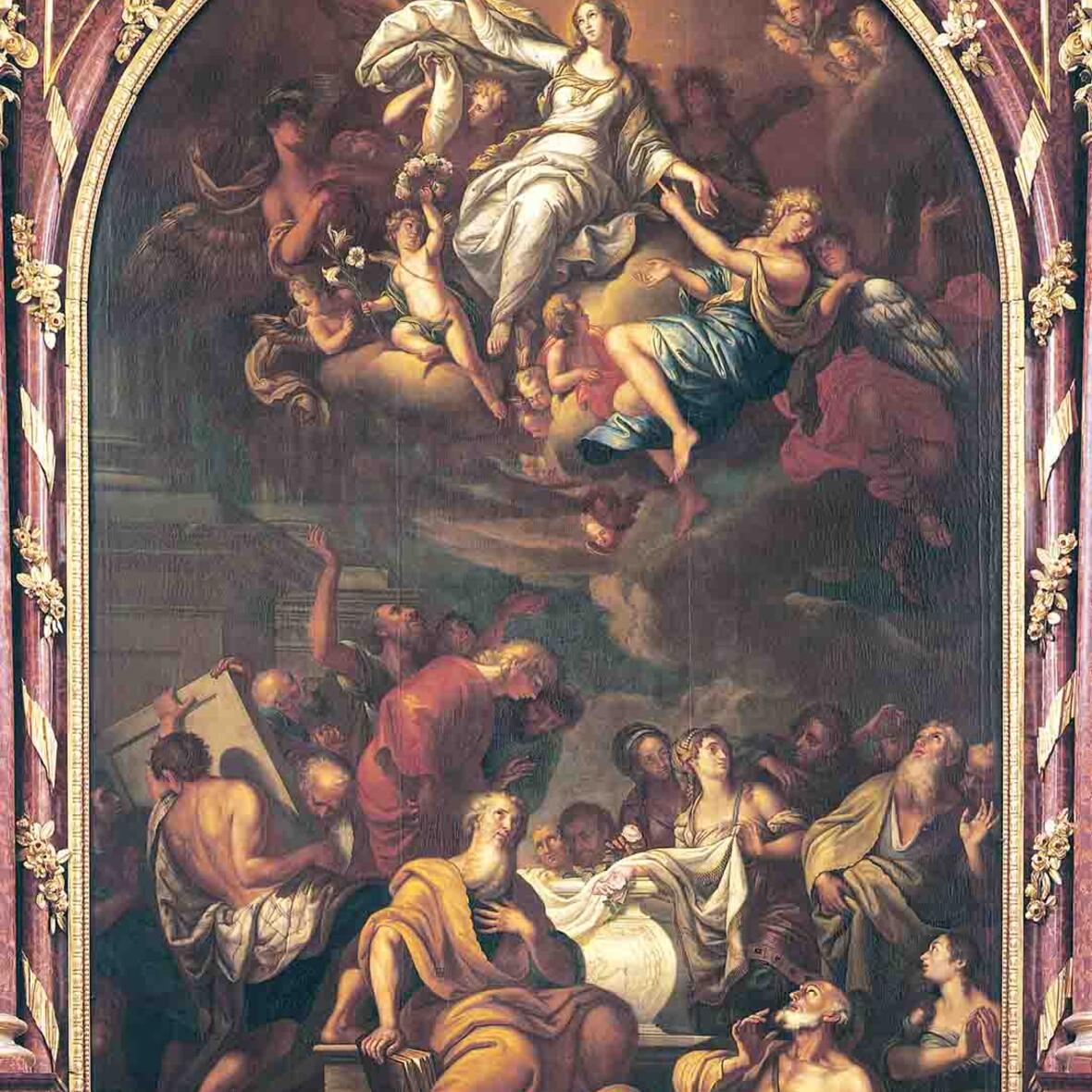 Altarbild der Basilika St. Lorenz in Kempten. (Foto: Kunstverlag Gregor Peda, Passau)