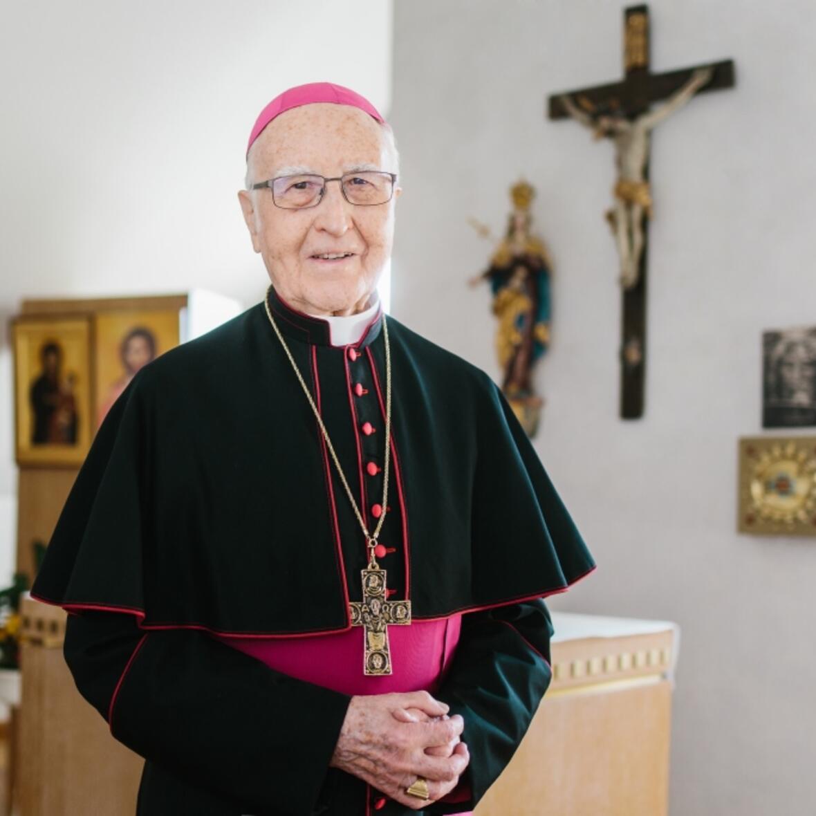 60 Jahre Priester: Erzbischof em. Dr. Karl Braun. (Foto: Pressestelle Erzbistum Bamberg / Hendrik Steffens)