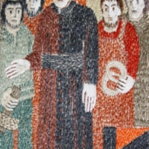 Adolph Kolping im Kreise seiner Gesellen. (Foto: Kolpingwerk Augsburg)