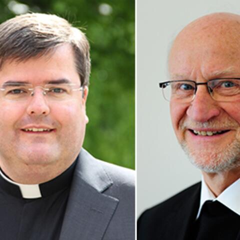 Generalvikar Harald Heinrich (links) und Domkapitular Prälat Peter C. Manz. (Foto: pba)