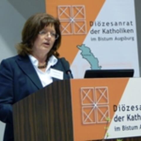 Die Diözesanratsvorsitzende, Hildegard Schütz.