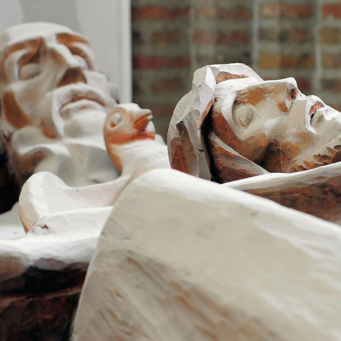 Darstellung der Kreuzigung Jesu gemeinsam mit Gott Vater und Hl. Geist. (Foto: Pressestelle Bistum Augsburg/Nicolas Schnall)