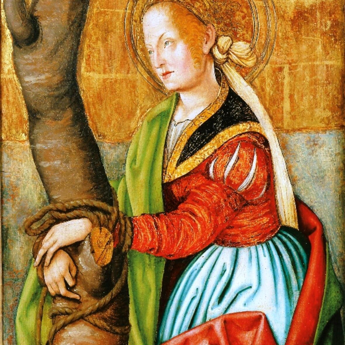 Hl. Afra von Hans Burgkmair d.Ä. um 1500 (Diözesanmuseum St. Afra)