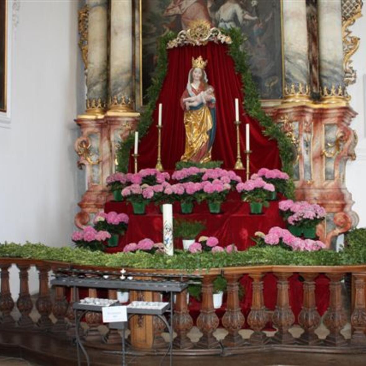 1. Platz: Marienaltar aus der Jesuitenkirche Mariä Verkündigung in Mindelheim (Foto: Stefan Hauke).