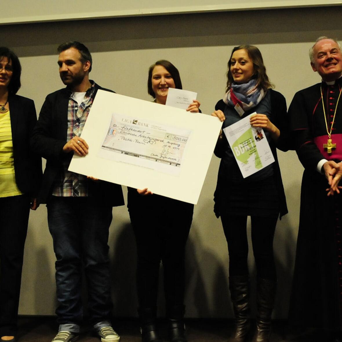 Die Christliche Arbeiterjugend (CAJ). Sie hätten nicht mit dem Preis gerechnet. 