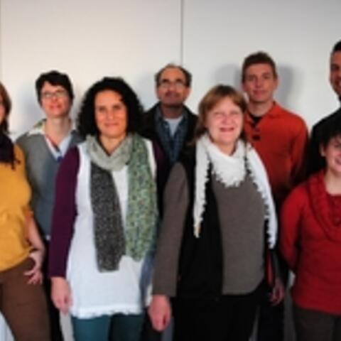 Der neue Vorstand der Gemeindereferent/innen: Karina Lober, Gudrun Schraml, Birgit Schüssler, Klaus Winterholler, Isolde Rader, Norbert Ritter, Silvia Drescher, Stefan Schneid (von links).