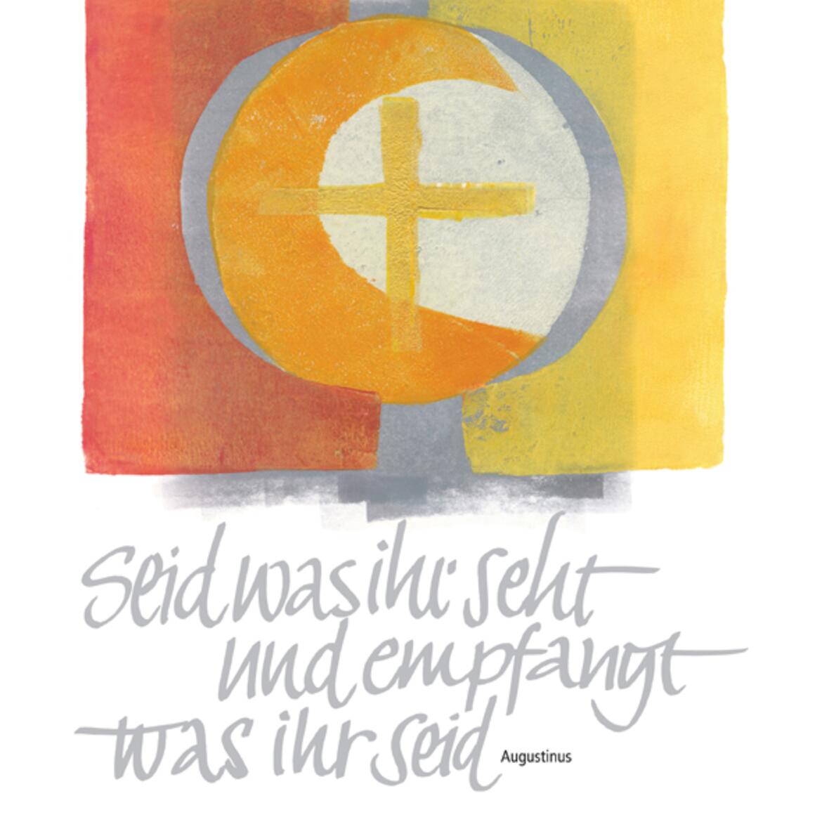 Das von der Grafikerin Ruth Wild gestaltete Logo für den Augsburger Bistumsstand.