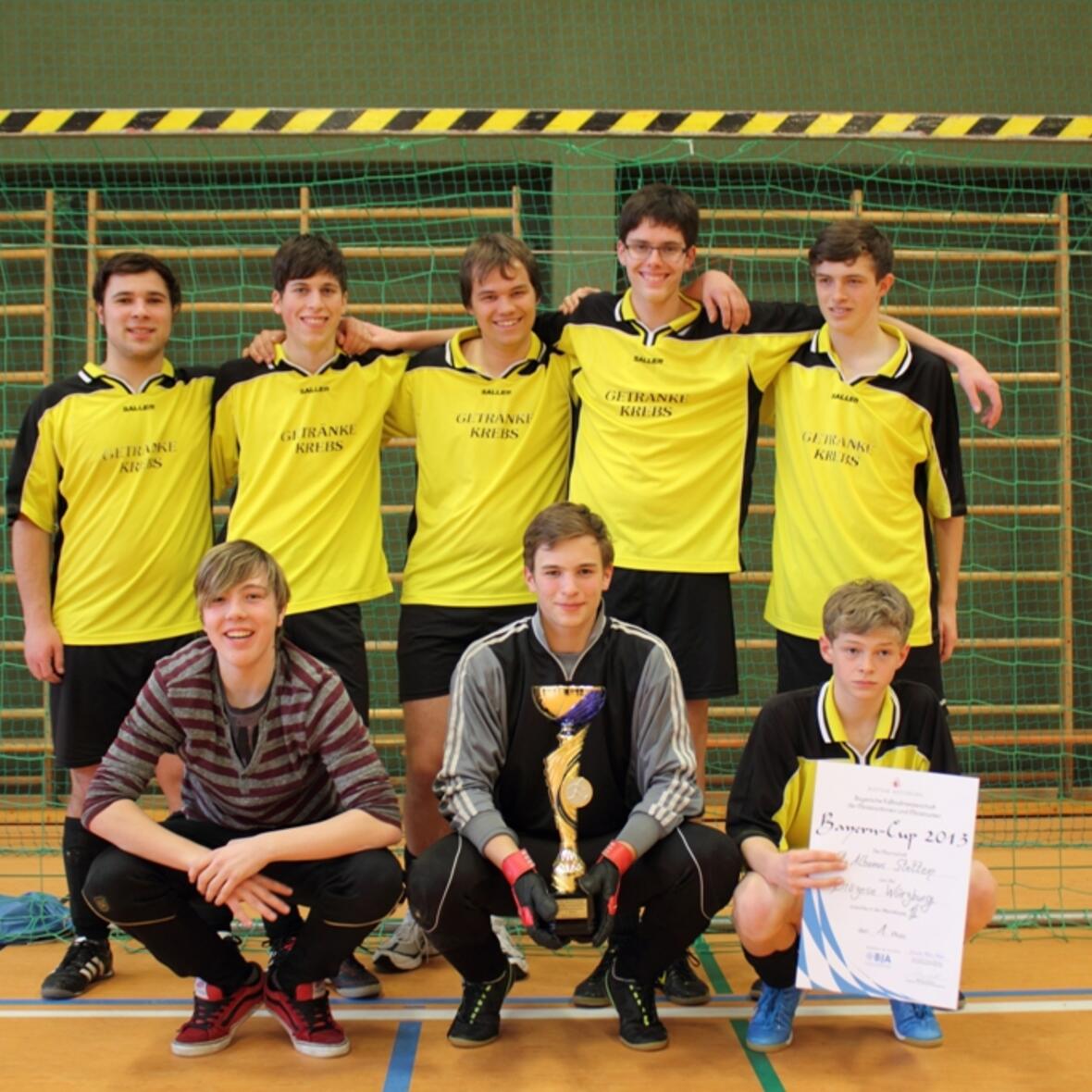 Die Siegermannschaft "Ü15" aus Stetten im Bistum Würzburg.