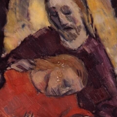 Tryptichon in der Krypta der Münchner Frauenkirche (Karl Caspar, um 1920). Foto: Erzb. Ordinariat München, HA Kunst / Wolf-Christian von der Mülbe.