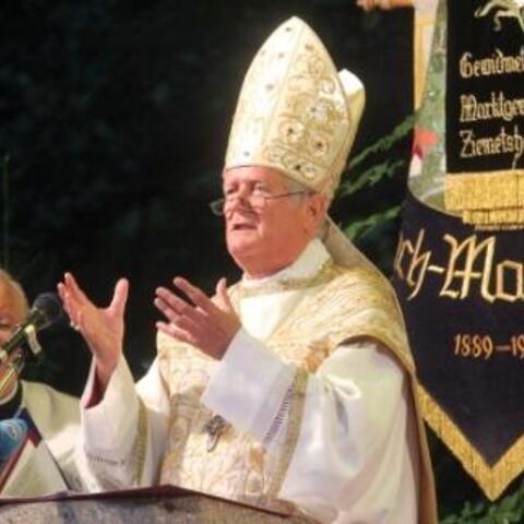 Der Bischof von Würzburg, Dr. Friedhelm Hofmann, predigte zu Mariä Himmelfahrt am Wallfahrtsort Maria Vesperbild.