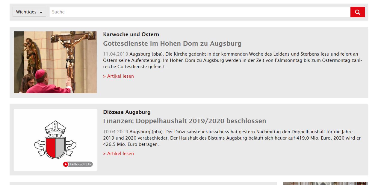 Highlight-Meldungen Startseite