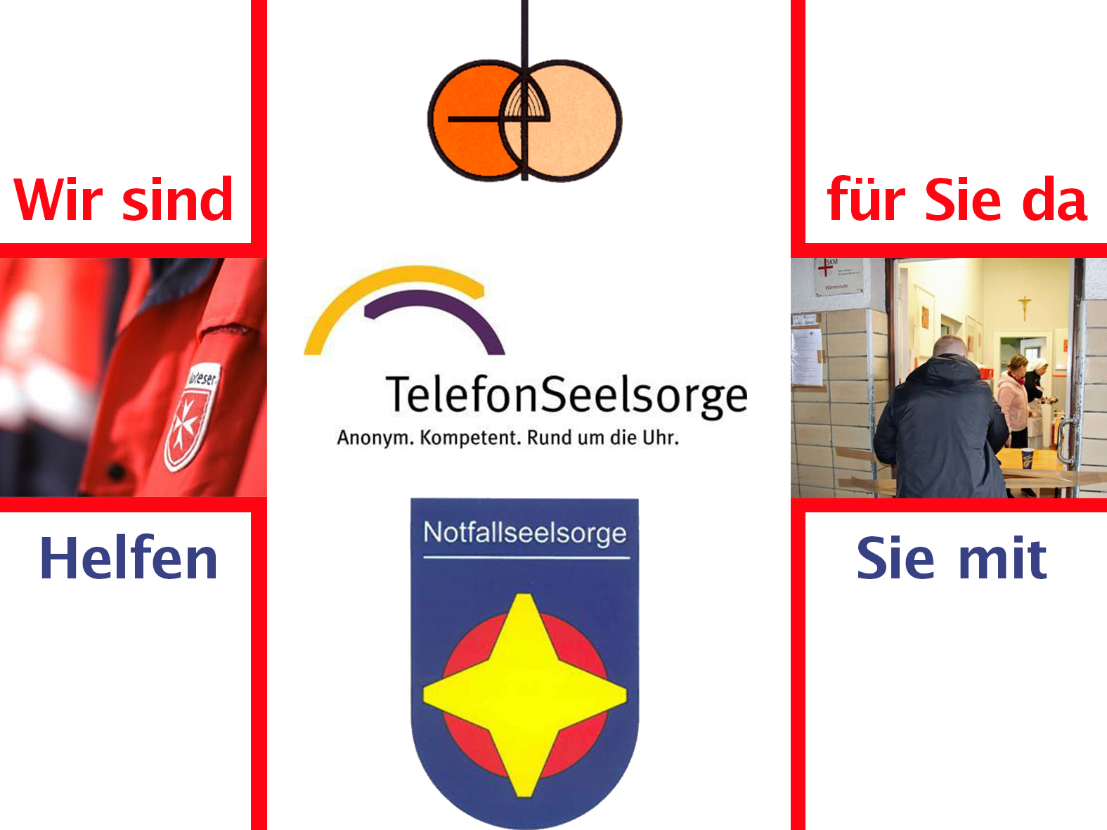 Rat und Hilfe im Bistum Augsburg (Grafik: Sonja Haller / pba)