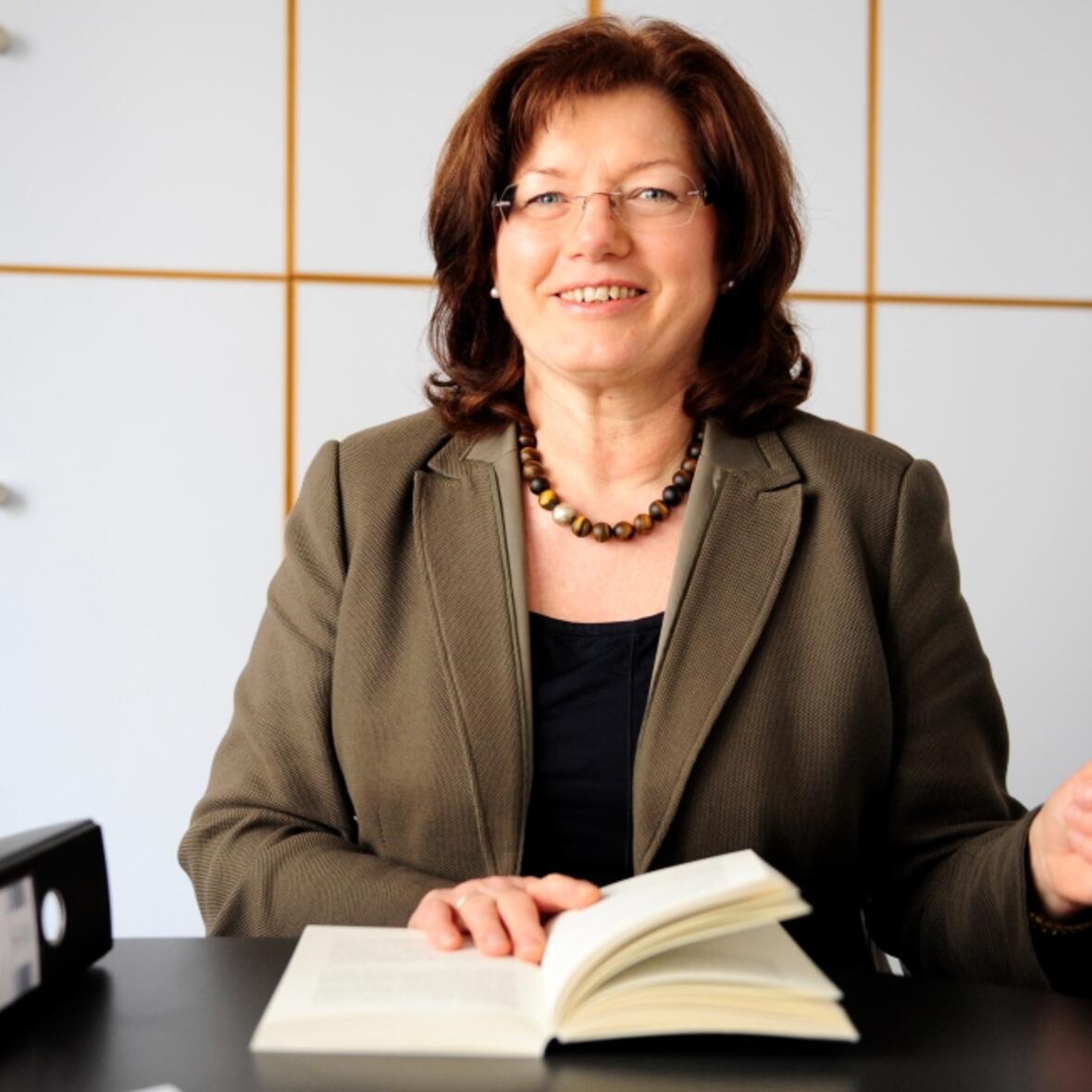 Seit 100 Tagen im Amt: Diözesanratsvorsitzende Hildegard Schütz. (Foto: Daniel Jäckel/pba)