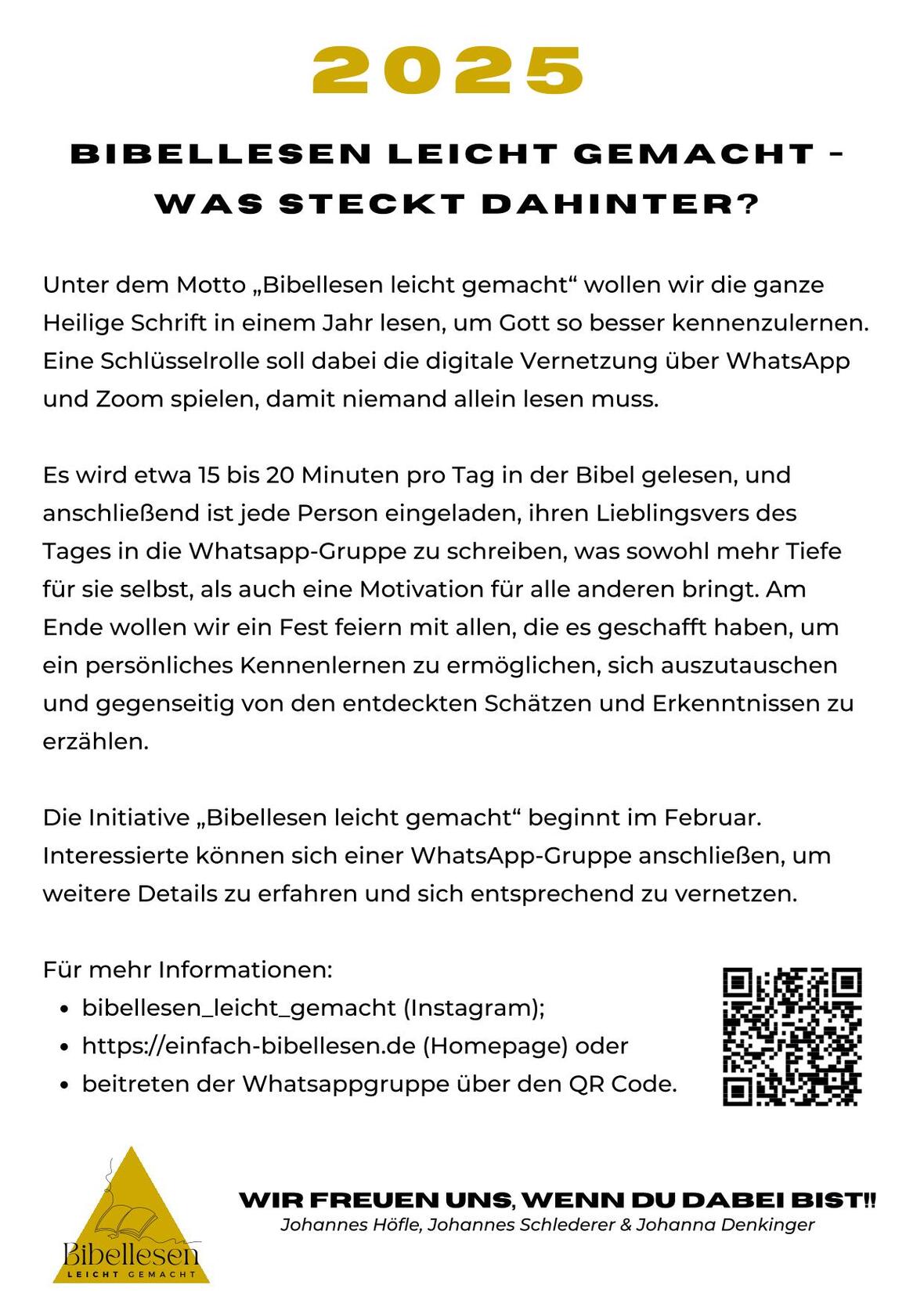 Bibellesen leicht gemacht Infos 