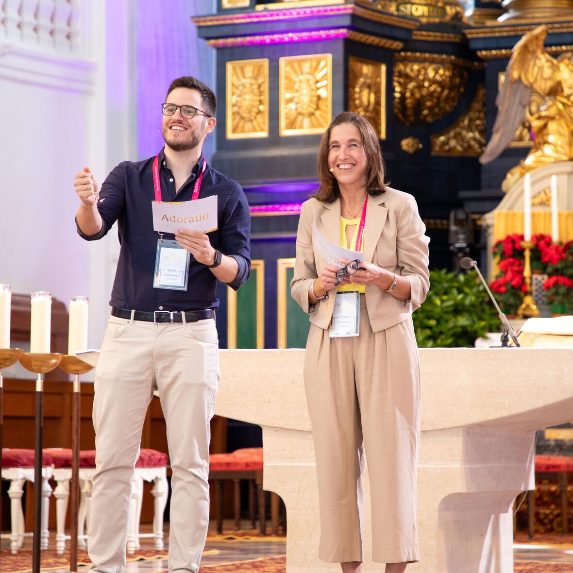 Ingrid Wagner und Sebastian Raber moderieren den Kongress 2024
