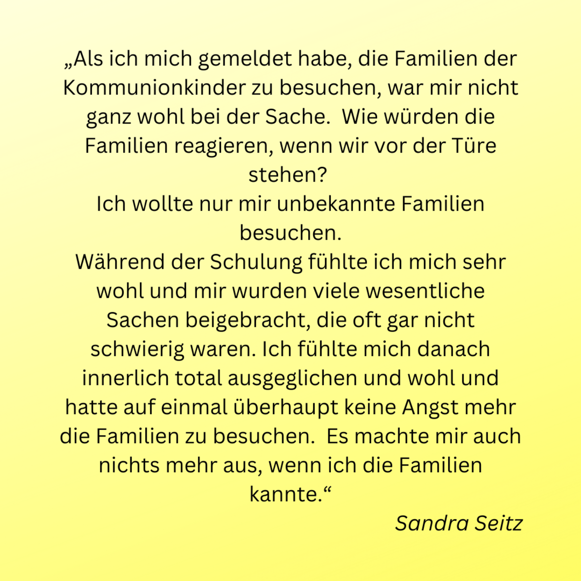 Schwarzer Text auf gelbem Hintergrund.